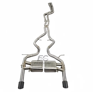 Tuyaux d'échappement Catback en acier inoxydable 304 avec silencieux à valve pour BMW <span class=keywords><strong>335i</strong></span> E90E92 N54N55 3.T 2007-2015 Libérez le potentiel d'accélération du moteur - Product Image 2