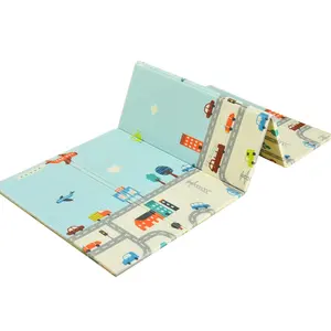 Folding bebê rastejando play mat seguro crianças pad crianças bebê play mat