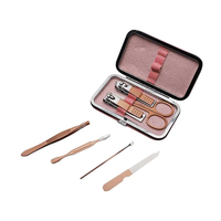 Trousse de toilettage de voyage, kit de manucure à domicile, coupe-ongles à mâchoires larges, ensemble de soins des ongles de luxe pour hommes, étui de manucure personnalisé