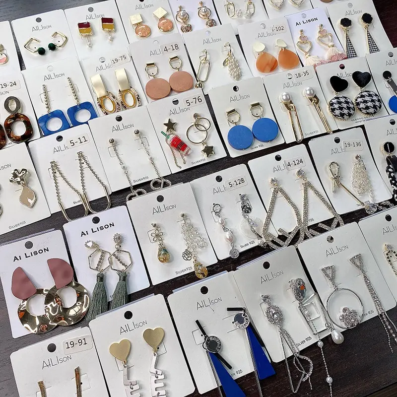 PUSHI Cheap Factory Price Drop earrings fashion long earrings women wholesale earrings mixed lot