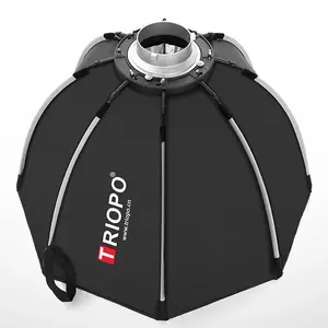 Triopo K90 90 ซม.Bowens Mount Softbox 90 ซม.สําหรับTriopo Godoxกล่องdiffuserรังผึ้งตารางแปดเหลี่ยมสตูดิโอถ่ายภาพง่ายQuick