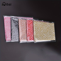 Qibai papier de soie emballage cadeau artisanat motif léopard fait à la main emballage cadeau papier de soie bricolage pour fête mariage décor