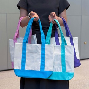 <span class=keywords><strong>2025</strong></span> tùy chỉnh thêu logo nhỏ nhỏ bạc hà màu xanh hồng kẹo màu Quà Tặng bông vải mua sắm Túi tote - Product Image 3