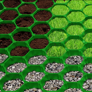 HDPE nhựa cỏ lưới paver cho bãi đậu xe ngoài trời và đường lái xe dốc Xanh Cỏ tăng cường thấm hệ thống lát - Product Image 1