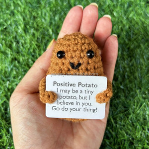 Cadeau <span class=keywords><strong>de</strong></span> santé mentale <span class=keywords><strong>de</strong></span> compagnon <span class=keywords><strong>de</strong></span> bureau <span class=keywords><strong>de</strong></span> pomme <span class=keywords><strong>de</strong></span> terre positive au crochet fait à <span class=keywords><strong>la</strong></span> main pour <span class=keywords><strong>la</strong></span> <span class=keywords><strong>famille</strong></span> cadeaux <span class=keywords><strong>de</strong></span> Noël Thanksgiving cadeau personnalisé - Product Image 3
