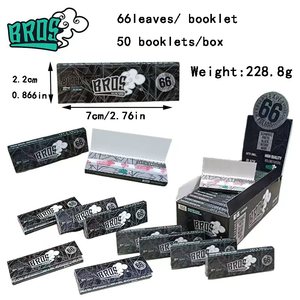 2026 years new products black 66L -70*36 rolling paper <b>smoking</b> paper bros black 66L - Product Image 6