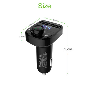 Không dây xe <span class=keywords><strong>Bluetooth</strong></span> FM Transmitter Radio Adapter giá tốt nhất chất lượng tốt nhất - Product Image 2