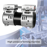 Compresseur d'air à piston sans huile GLE750/10AF 58L 35L AC pour usine de fabrication