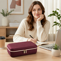 Boîte de rangement pour accessoires et outils numériques, coque rigide en EVA, fermeture à glissière, résistante à l'eau, organisateur multi-compartiments