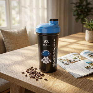 670ml Plastic Protein <b>Shaker</b> <b>Bottle</b> Leak Proof Mixer Cup with Mixing Ball Portable Drinkware for Gym Travel - Product Image 1