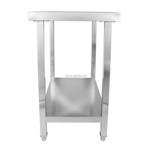 โต๊ะทำงานครัวสแตนเลสพร้อมชั้นวางด้านล่างสำหรับใช้งานเชิงพาณิชย์ - Product Image 6