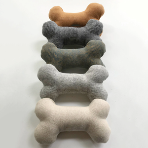 Kişiselleştirilmiş kemik köpek oyuncak Pet Bite dayanıklı yumuşak pamuk peluş köpek oyuncak dayanıklı Pet çiğnemek oyuncaklar işlemeli adı ile - Product Image 1