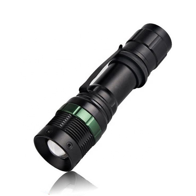 Strong Light/ Low Light/ Flash 3 Switches Mini LED Custom Flashlight Rechargeable Waterproof Torch Self Defense Flashlight