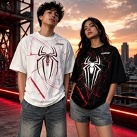 Camiseta Gráfica Extra Grande con Estampado Personalizado para Hombre, Venta al por Mayor de Fábrica, Camiseta de Algodón para Hombre a Bajo Precio, Ropa de Verano para Hombre
