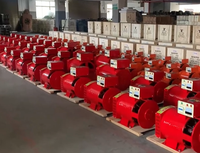 Ventes directes usine BRH – Alternateur AC à balais 15 kW, enroulement en cuivre pur, compatible avec générateur diesel et module de commande à distance, global