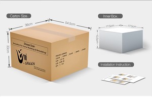 Ống Thoát Nước Sàn Nhà Tắm Lát Gạch 4 In. Lưới Thoát Nước Hình Vuông Đế Thoát Nước ABS Chống Ăn Mòn Cho Phòng Tắm Của Bạn - Product Image 6