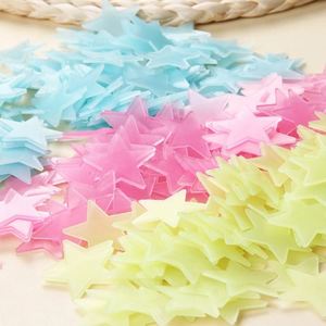 Pegatinas de Estrellas 3D de Plástico que Brillan en la Oscuridad, Luminosas y Fluorescentes para Venta al Por Mayor - Product Image 1