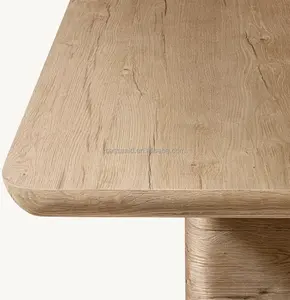 Mesa de comedor rectangular de roble Bora de arquitectura clásica moderna sasánida - Product Image 5