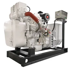 Cummins इंजन द्वारा संचालित 50KW 4BTA3.9-GM65 60 केवीए समुद्री डीजल जनरेटर