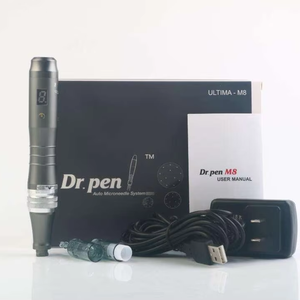 Amélioration de la texture du visage, infusion de sérum et amélioration du teint avec l'appareil <span class=keywords><strong>Dr</strong></span> <span class=keywords><strong>Pen</strong></span> <span class=keywords><strong>Ultima</strong></span> M8 à <span class=keywords><strong>6</strong></span> vitesses - Product Image 1
