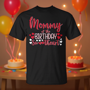 Maglietta 'Sweetheart Birthday Girl' per Mamma per la Festa di Compleanno - Product Image 3