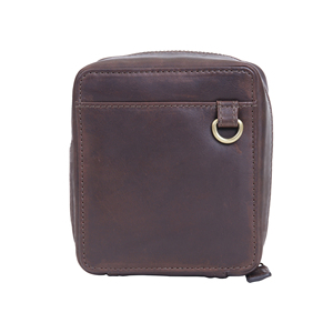 Hot Sale luxury leather tech organiser <b>bag</b> portable electronic <b>cable</b> and charger storage case for business travel and daily use - Product Image 5