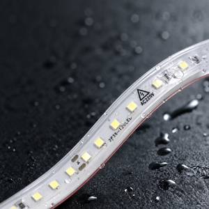 Bande lumineuse LED 220V sans pilote, revêtement silicone, étanche IP65, auto-adhésive, flexible pour la décoration de la maison, du jardin et de la cuisine - Product Image 1