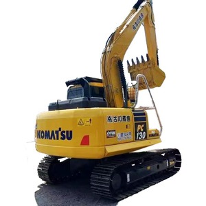 Excavadora de cadenas Komatsu PC130 usada, excavadora hidráulica de 13 toneladas, maquinaria de construcción para movimiento de tierras - Product Image 3