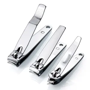 Custom Logo Sharp Nail Clippers Portable Finger Manicure Cutter Nails Care Tool for Fingernail & Toenail