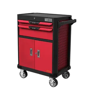 tool trolly with 3 drawers and 1 cabinet cold rolled steel car repairing