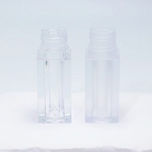 Wholesale Customized Logo Cosmetics Empty Square Lipstick Tube Clear Empty Lipstick Container Tubes Big <b>Brush</b> - Product Image 3