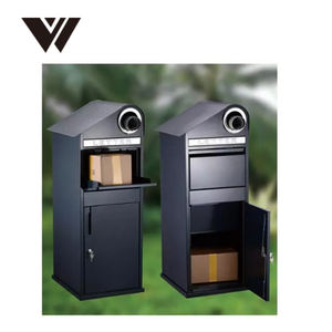 Boîte de livraison de colis autonome à ouverture frontale, sécurisée, étanche, pour extérieur, avec serrure antivol, boîte aux lettres - Product Image 3