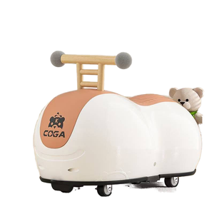 Penjualan terlaris baru anak-anak ayunan mobil elektrik bayi kacang Twister dengan lampu musik LED - Product Image 5