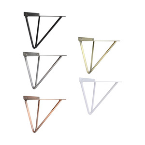 Soporte de Pared Triangular Minimalista Moderno, Escritorio Suspendido, Panel de Partición con Soporte de Carga, Ángulo de Fijación de Hierro para <span class=keywords><strong>Muebles</strong></span> - Product Image 5