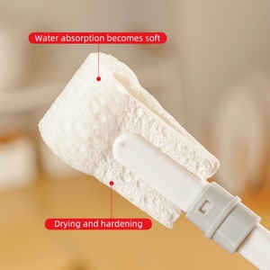 Wood Pulp Cotton Cup <b>Brush</b> Easy to Cleaning <b>Brush</b> Baby Coffee Cup Water <b>Bottle</b> Cleaning <b>Brush</b> for Household - Product Image 2