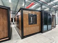 Maison portable modulaire préfabriquée extensible de 20 pieds, sortie d'usine