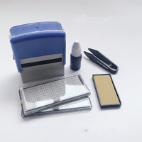 Tampons encreurs textiles auto-encreurs en caoutchouc, kit de fabrication de tampons