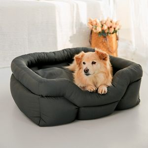 두꺼운 따뜻한 여름용 반려동물 침대 고양이 및 강아지용 탈부착 가능 세탁 가능 면 쿠션 친환경 미끄럼 방지 강아지 침대 - Product Image 3