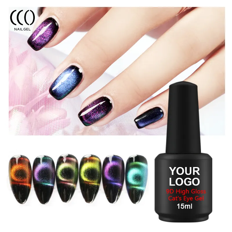 2023 New CCO Soak Off Nails Beauty Vinyl Polish 9D Cat Eye GEL Galaxy Vietnam Gel Vinimay Glitter Gel Polish