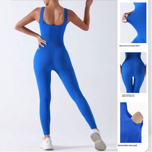 Mono Deportivo Sin Mangas para Mujer, Ropa de Yoga Suave y Transpirable, Mono Deportivo para Gimnasio, Fitness y Yoga - Product Image 3