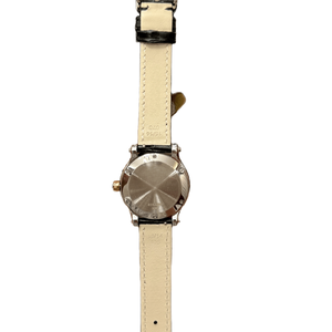 Reloj de Pulsera con Movimiento Mecánico Automático, Esfera Redonda, Correa de Cuero con Patrón de Cocodrilo y Detalles de Cristal Flotante Chopards - Product Image 4