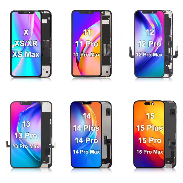 Phone LCD for iPhone 6 Plus 7 8plus/11/ 12 Pro Max 13 14 15 Plus Screen Display for iPhone Touch Screen Replacement pantalla