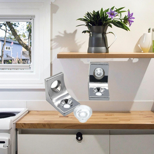 Wall Mounted Stud Peg Holder Zinc Alloy Pin Hanger Glass Shelf <b>Brackets</b> Suction Cups Wood Board <b>Plastic</b> Support Connectors Shelf - Product Image 6