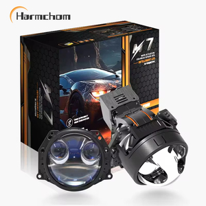<span class=keywords><strong>M7</strong></span> 3 pulgadas de alta potencia Hi/Lo Beam nuevo diseño dual láser Bi proyector lente LED faros - Product Image 2