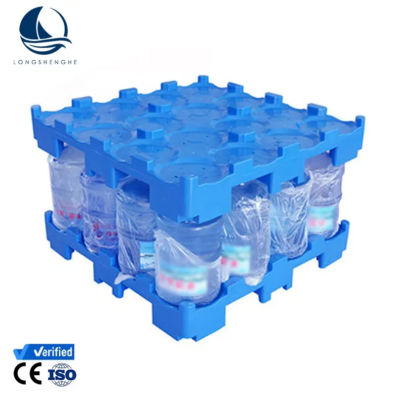 16 Fles 5 Gallon Waterfles Plastic Pallet Bijzondere Opslag Gebruik Pallet