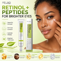 Crème Contour des Yeux OEM Puissante au Rétinol 7X et Peptides – Hydratante et Raffermissante – Atténue les Rides – Sérum Liposomal au Rétinal, Peptides et Caféine
