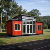 Maison conteneur portable avec connexion par boulons pour un assemblage et un démontage rapides