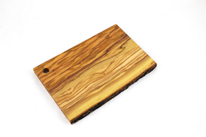Tabla de servir plana de madera de olivo para cocina, tabla de cortar de madera - Product Image 3
