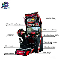 Machine de jeu d'arcade Speed Driver 5, simulateur de conduite de voiture à monnayeur, jeu de course commercial pour centre de divertissement
