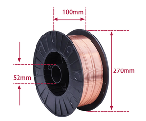 Fil de soudage MIG ER70S-6 en acier au carbone, revêtu de cuivre, fil de soudage solide AWS A5.18 CO2, 0,8-1,6 mm, Construction <span class=keywords><strong>Sotion</strong></span> Motor surron - Product Image 2